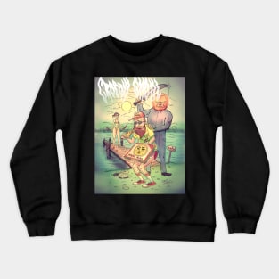 Groovy Ghoul Pizza Camp Crewneck Sweatshirt